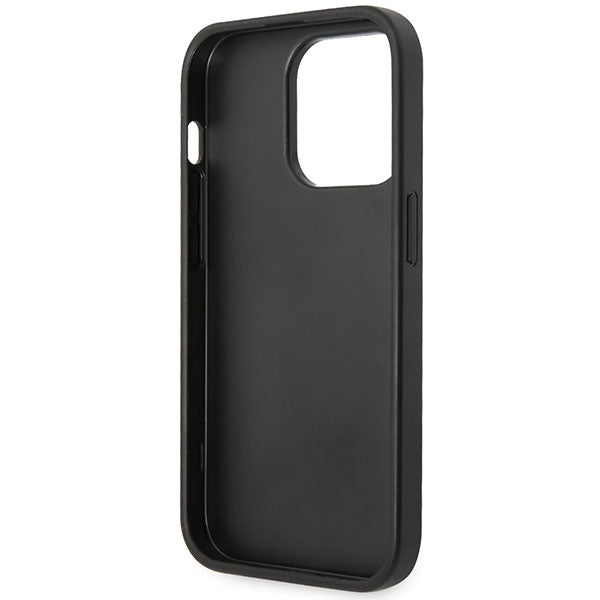 Guess 4G Big Metal Logo-hylster til iPhone 15 Pro Max - grå
