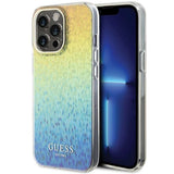 Guess IML Faceted Mirror Disco Iridescent Case til iPhone 15 Pro Max - flerfarvet