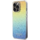 Guess IML Faceted Mirror Disco Iridescent Case til iPhone 15 Pro Max - flerfarvet