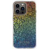 Guess IML Faceted Mirror Disco Iridescent Case til iPhone 15 Pro Max - flerfarvet