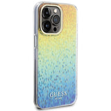 Guess IML Faceted Mirror Disco Iridescent Case til iPhone 15 Pro Max - flerfarvet