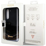 Guess Glitter Script-kasse til Samsung Galaxy Z Fold 5 - sort