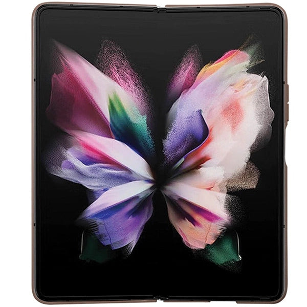 Guess læder 4G Triangle Strass case til Samsung Galaxy Z Fold 5 - brun