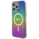 Guess IML Iridescent MagSafe case for iPhone 15 Pro - black
