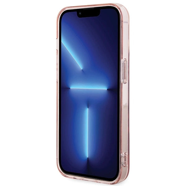 Karl Lagerfeld IML Choupette MagSafe case for iPhone 15 Pro - pink