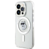 Karl Lagerfeld IML Choupette MagSafe case for iPhone 15 Pro - transparent