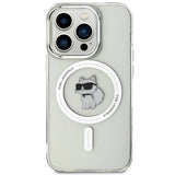 Karl Lagerfeld IML Choupette MagSafe case for iPhone 15 Pro - transparent