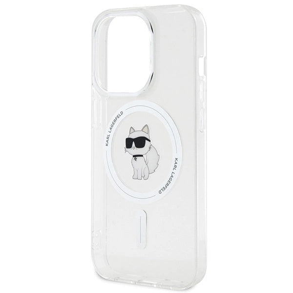 Karl Lagerfeld IML Choupette MagSafe case for iPhone 15 Pro - transparent