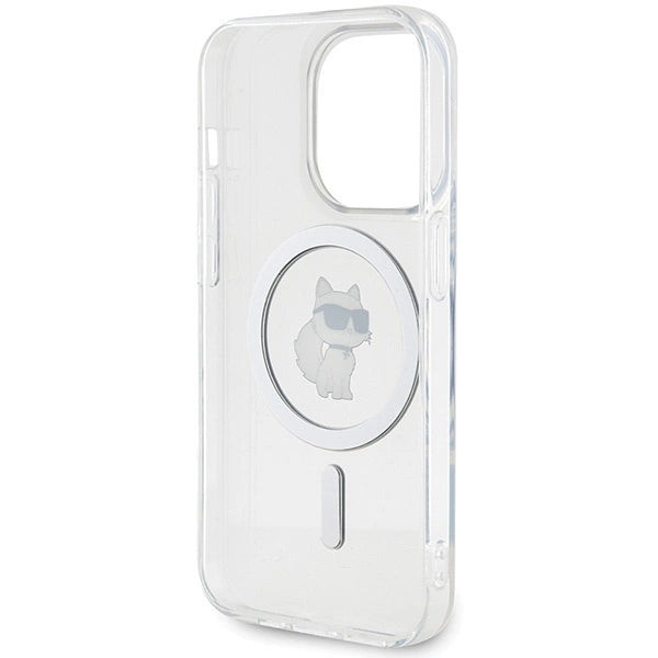 Karl Lagerfeld IML Choupette MagSafe case for iPhone 15 Pro - transparent