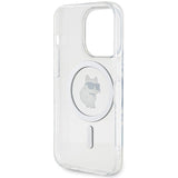 Karl Lagerfeld IML Choupette MagSafe case for iPhone 15 Pro - transparent