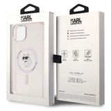Karl Lagerfeld IML Choupette MagSafe case for iPhone 15 Plus - pink