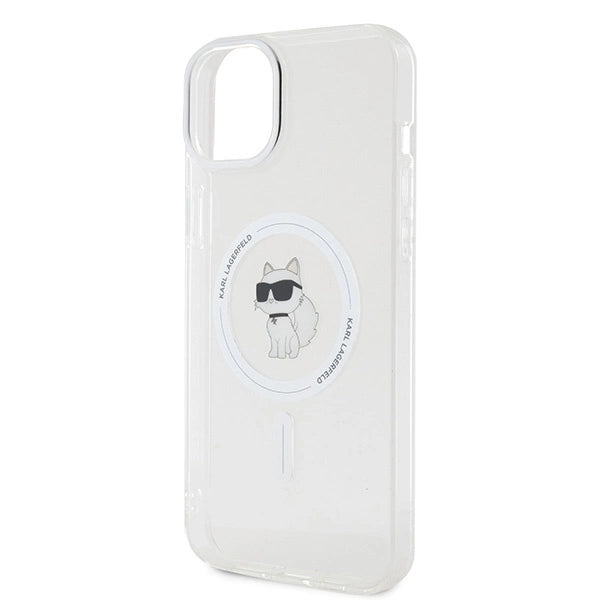 Karl Lagerfeld IML Choupette MagSafe case for iPhone 15 Plus - transparent