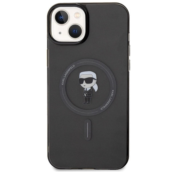 Karl Lagerfeld IML Ikonik MagSafe case for iPhone 15 Plus - black