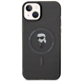 Karl Lagerfeld IML Ikonik MagSafe case for iPhone 15 Plus - black