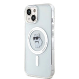 Karl Lagerfeld IML Choupette MagSafe case for iPhone 15 - transparent