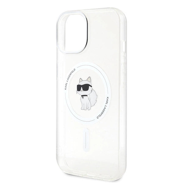 Karl Lagerfeld IML Choupette MagSafe case for iPhone 15 - transparent