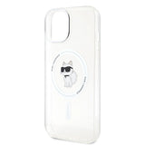 Karl Lagerfeld IML Choupette MagSafe case for iPhone 15 - transparent