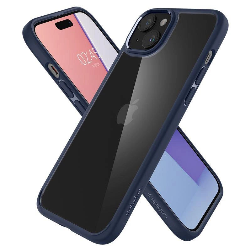 Spigen Ultra Hybrid iPhone 15 Plus-kasse - mørkblå