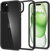 Spigen Ultra Hybrid iPhone 15 Plus Case - Matte sort