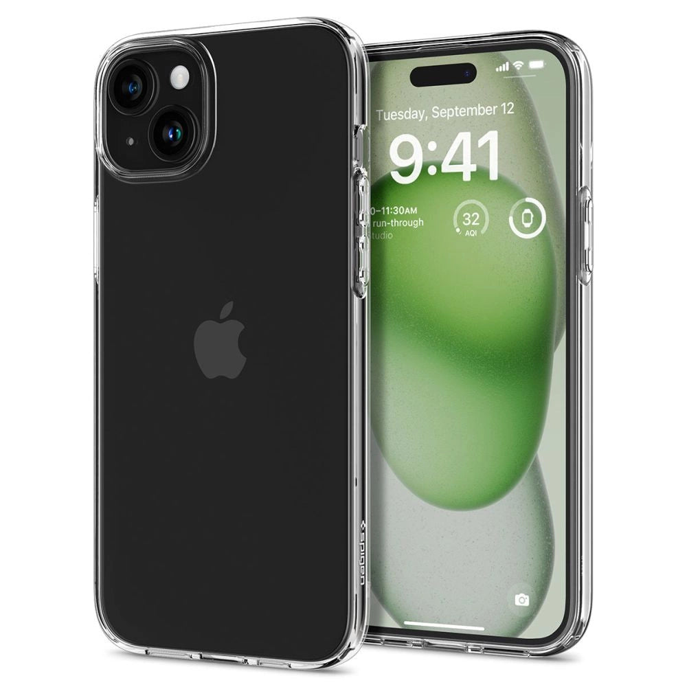 Spigen flydende krystal iPhone 15 Plus Case - klar