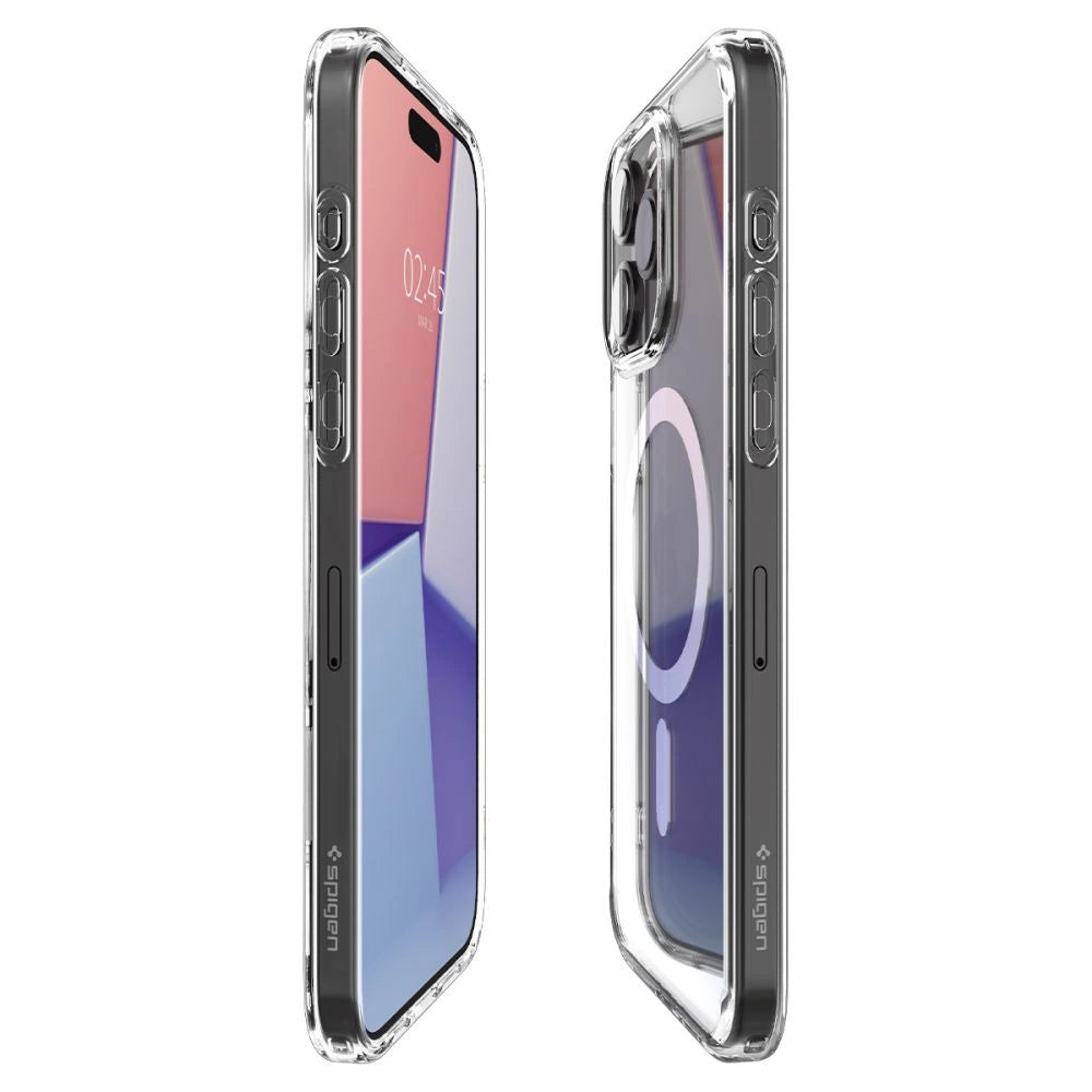 Spigen Ultra Hybrid Mag Case med MagSafe til iPhone 15 Pro Max - hvid