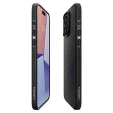 Spigen Liquid Air Case til iPhone 15 Pro Max - Matte Black