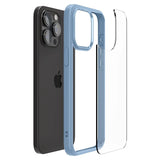 Spigen Crystal Hybrid Case til iPhone 15 Pro Max - Clear Blue