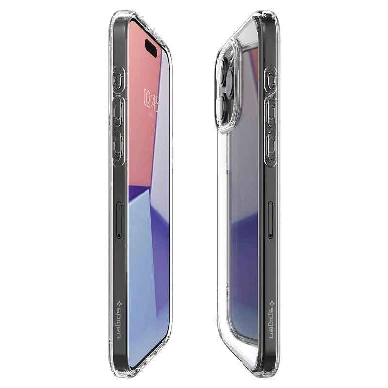 Spigen Crystal Hybrid Case til iPhone 15 Pro Max - klar