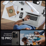 Spigen Ultra Hybrid Mag Case med MagSafe til iPhone 15 Pro - hvid