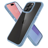 Spigen Ultra Hybrid iPhone 15 Pro Max Case - lysblå