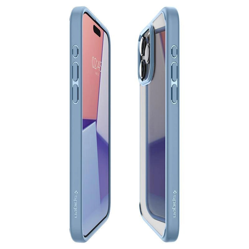 Spigen Ultra Hybrid iPhone 15 Pro Max Case - lysblå