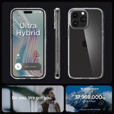 Spigen Ultra Hybrid Case til iPhone 15 Pro Max - klar