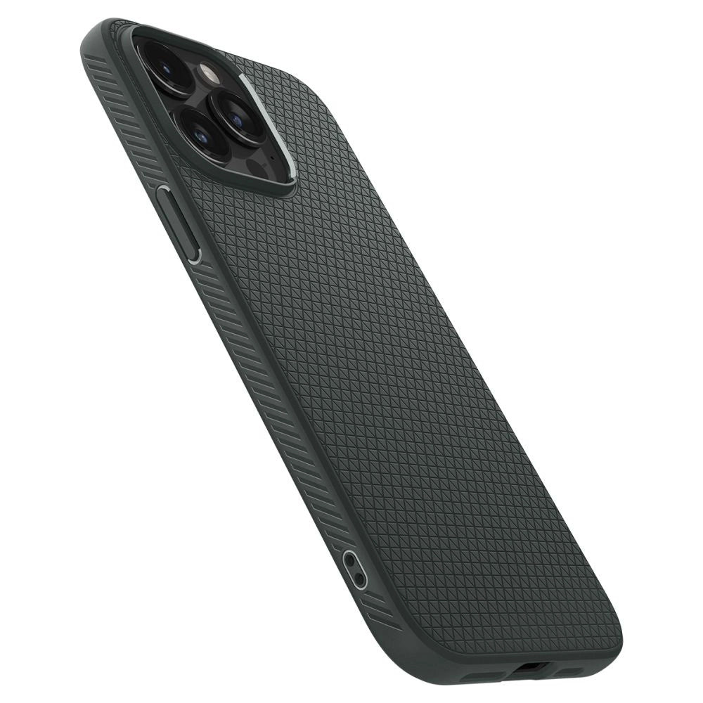 Spigen Liquid Air iPhone 15 Pro Max-kasse - mørkegrøn