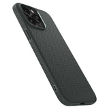 Spigen Liquid Air iPhone 15 Pro Max-kasse - mørkegrøn