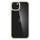 Spigen Crystal Hybrid iPhone 15 Plus Case - Gennemsigtig beige