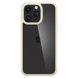 Spigen Crystal Hybrid Case til iPhone 15 Pro Max - klar beige