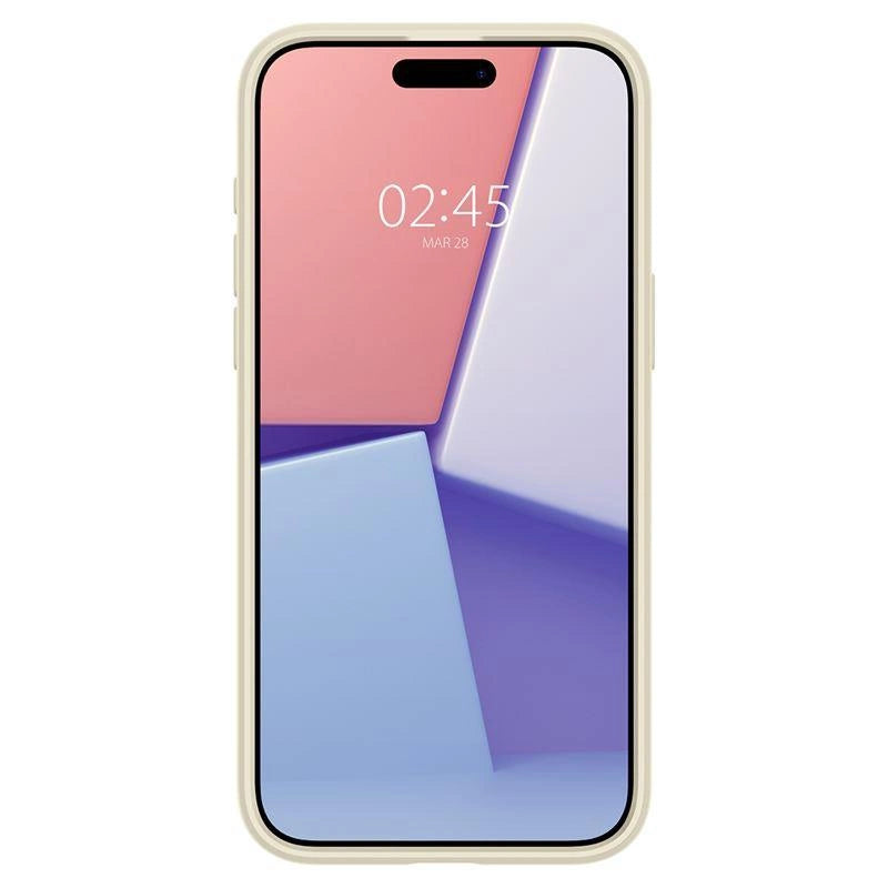 Spigen Crystal Hybrid Case til iPhone 15 Pro Max - klar beige