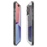 Spigen flydende krystal iPhone 15 Pro Max Case - Clear Glitter