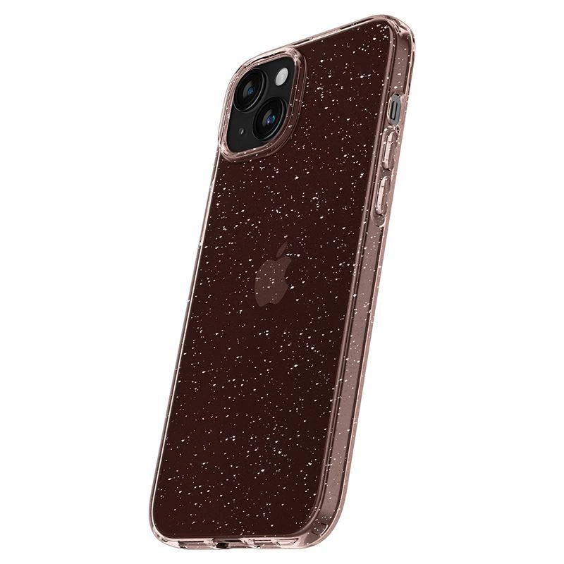 Spigen Liquid Crystal Glitter iPhone 15 Plus Case - Pink/Clear