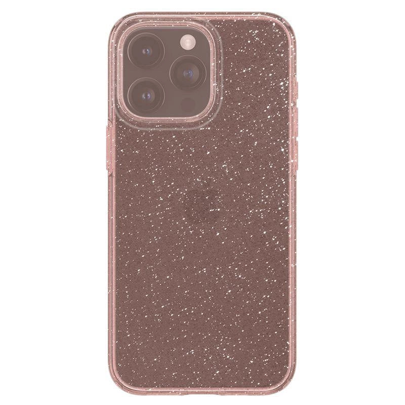 Spigen Liquid Crystal Glitter iPhone 15 Pro Case - Pink/Clear