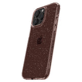 Spigen Liquid Crystal Glitter iPhone 15 Pro Case - Pink/Clear