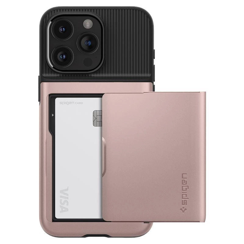 Spigen Slim Armor CS Case til iPhone 15 Pro Max - Pink