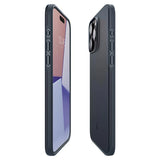 Spigen Thin Fit iPhone 15 Pro Max-kasse - sort metal