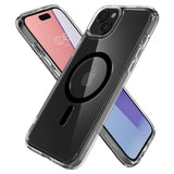 Spigen Ultra Hybrid Mag Case med MagSafe til iPhone 15 Plus - sort