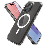 Spigen Ultra Hybrid Mag Case med MagSafe til iPhone 15 Pro - Clear Matte