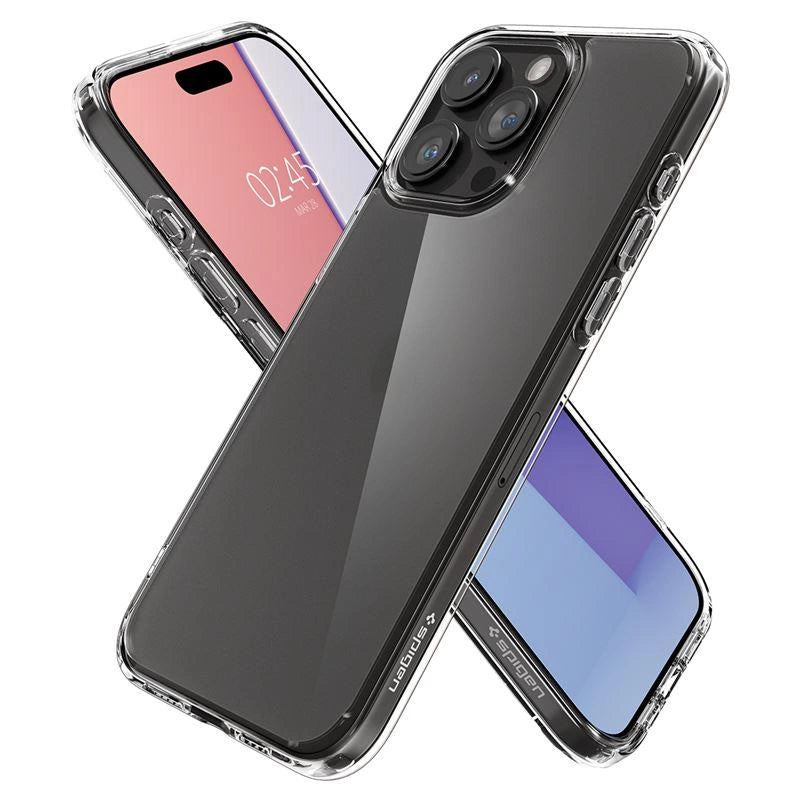 Spigen Ultra Hybrid Case til iPhone 15 Pro Max - Clear Matte