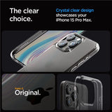 Spigen Ultra Hybrid Case til iPhone 15 Pro Max - Clear Matte