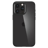 Spigen Ultra Hybrid iPhone 15 Pro Case - Matte sort
