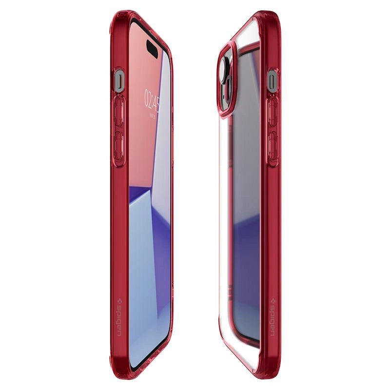 Spigen Ultra Hybrid iPhone 15 Plus Case - rød