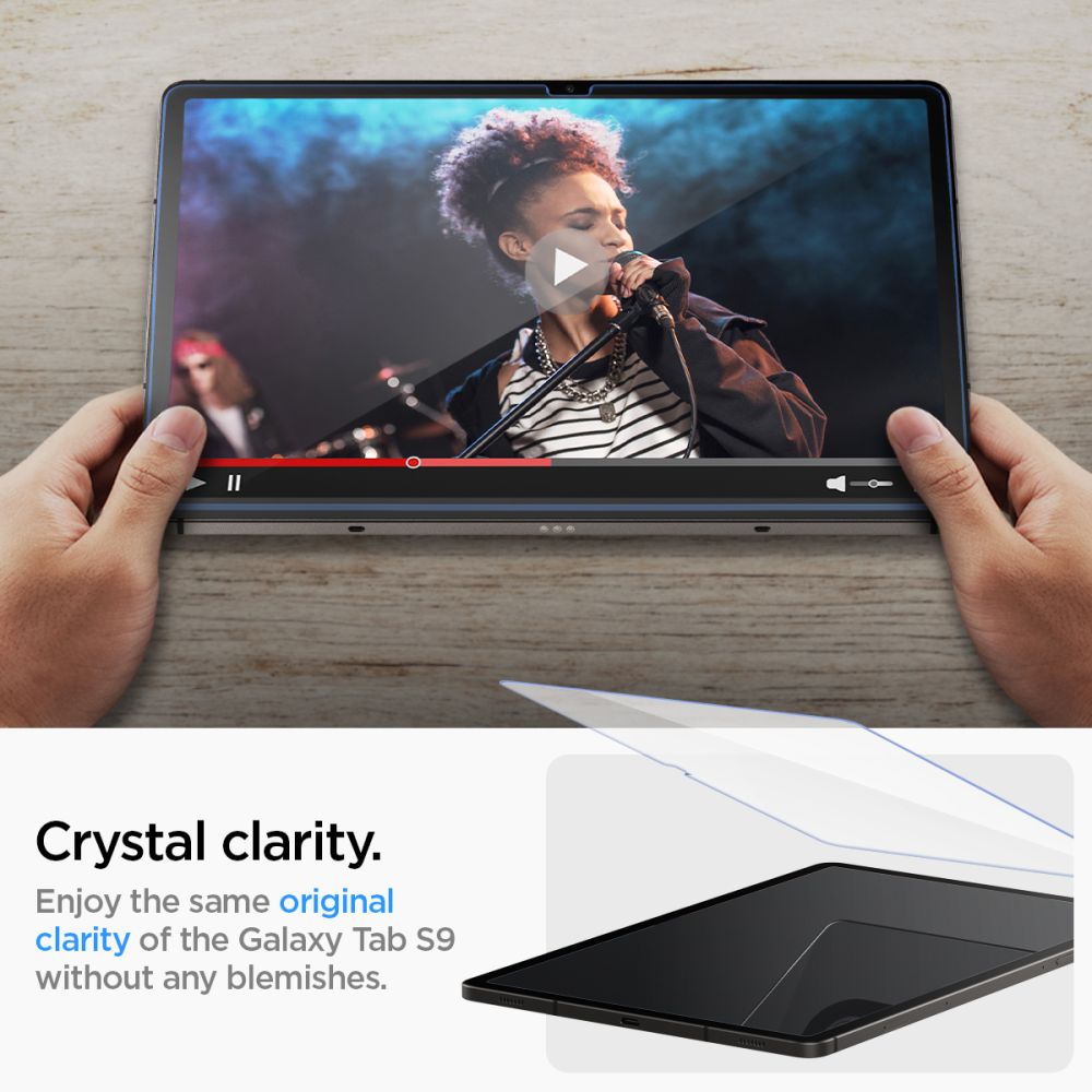 Spigen Glas.tR EZ Fit tempereret glas til Samsung Galaxy Tab S9 11'' X710 / X716B